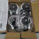 HOLKIE Leveling Casters with Ratchet Handle Design Total Capacity 2200 Lbs Heavy Duty Industrial Casters Set of 4 with Adjustable Leveling Pads (TD60)