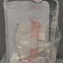 AirClub Bassinet Bedside Sleeper, Baby Crib for Newborn, Baby Bassinets Bedside Sleeper with 4 Auto-Lock & Adjustable Height, Breathable Mesh & Mattress, Bedside Bassinet (Beige)