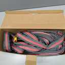 100ft Non-Expanding Garden Hose with 8-Layer Latex Core, Lightweight & Kink-Free, Flexible Heavy Duty Water Hose for Lawn, Yard, Car Washing (3/4" Solid Brass Fittings, Crush-Resistant)