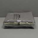 Large 22 Quart Linen Fabric Foldable Storage Bin Cube Organizer Basket with Flip-Top Lid & Handles, Clothes Blanket Box for Home, Office, Closet, Gray, 4 Pack 14.6 x 9.5 x 9.5