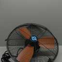 Tornado 20 Inch Outdoor Ceiling Mount Fan with Misting Kit  Quiet 3-Speed, 3300 CFM, IPX4 Water-Resistant, Remote Control, 5 Brass Nozzles, UL Listed