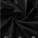 ZESICA Women's 2026 Summer Short Sleeve Crewneck Mesh Slim Fit Shirts Casual Going Out Floral Crop Tops Trendy Clothes (Black)