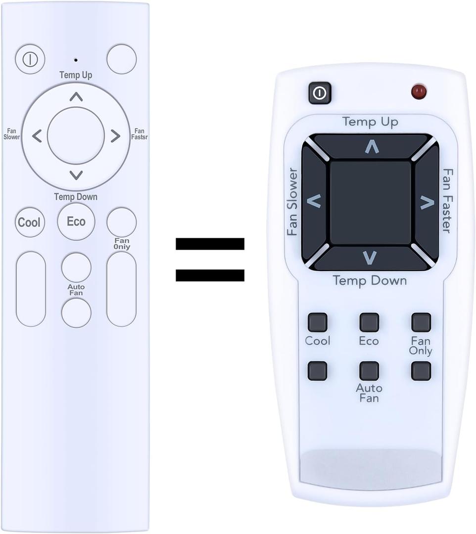 RG63B1/E-ELD Replacement Remote Control Compatible with Frigidaire Air Conditioner FHWW103WB1 FHWW123WB1 FHWW153WB1