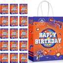 Dianelhall 16 Pieces Dart Party Supplies Bags, Game Dart Birthday Party Favors Game Gun Birthday Theme War Gift Treat Bags, for Themed Favor Decoration