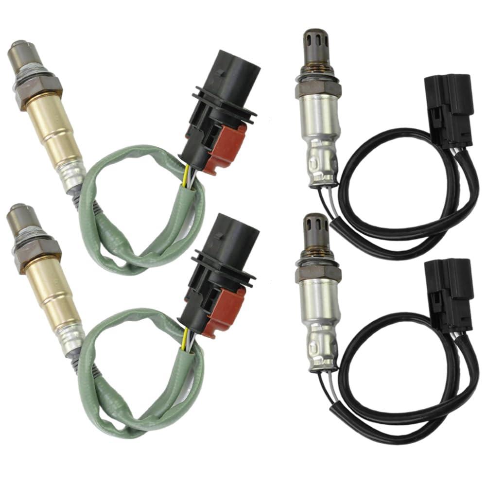 4 Pcs 234-5173 Oxygen Sensor Upstream & Downstream #234-5174 Compatible with Ford F-150 2017 2016 2015 2.7L O2 Sensor Replace# 234-4968