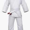 Karate Uniform for Kids & Adults Lightweight Student Karate Gi Martial Arts Uniform with Belt 1 count 4'6" 90lbs.