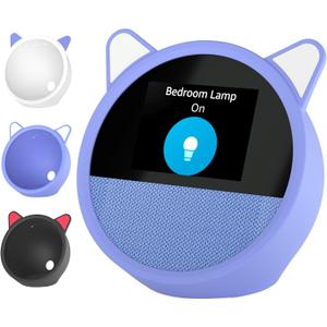 Silicone Cover for Ec/-ho Sp-/ot Soft Waterproof Dustproof Portable Protective Case Compatible with Ec-h/o Sp-/ot Speaker Accessories(Violet)