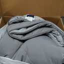 REST Evercool Cooling Comforter, Full/Queen, Blanket for Hot Sleepers, All Season Bedding to Keep Cool for Night Sweats, Breathable Lightweight Blanket, 90"x90" Inches, Cool Gray