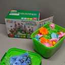 SpringFlower Toys for Girls 3 4 5 6 7 Years Old, Flower Garden Building Kit with Storage case,Educational STEM Toy and Preschool Garden Play Set for Toddlers, for Kids,148pcs