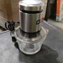 Kitchen in the box Mini Food Processor, Electric Meat Grinder & Food Chopper with 400W Powerful Veggie Chopper-One 3 Cup Bowl & S Blades for Meat/Fish/Vegetable/Baby Food