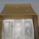 Mkono Wall Planter Propagation Stations Hanging Glass Terrariums Vase Container for Propagating Hydroponic Plants Flowers Home Office Living Room Bathroom Garden Decor, 3 Pack