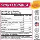 Apple Cider Vinegar Gummies GLP-1 Supplement, 90 Count  Low Sugar Vegan Apple Cider Vinegar Gummies with Beet Root & Pomegranate for Digestive & Metabolic Support (EXP 12/28/25)