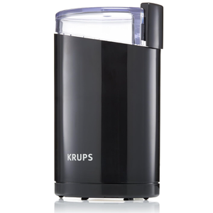 KRUPS Precision Electric Coffee Grinders, 3 oz Capacity, 200W Motor, Stainless Steel Blades for Uniform Grinding of Beans, Herb and Nuts, Coffee and Spice Grinder Electric, (Black)