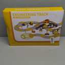 iHaHa Toddlers Construction Race Tracks Toys Gifts for 3 4 5 6 Years Old Boys Kids, 2PCS Electric Race Cars & 4 Pcs Construction Trucks, Birthday Gift Toys for Boys 2 3 4 5 6+