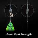 3 x Calamus Bastion Braided Fishing Line -Abrasion Resisting Braided Lines  Thin Diameter Superline  Zero Stretch  4 Strand MultiTuf Fiber Braid Line (65 LB - 150 Yds, Blue)