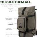 Nomad Backpack - The 3-in-1 expandable hemp backpack for nomads, 20L