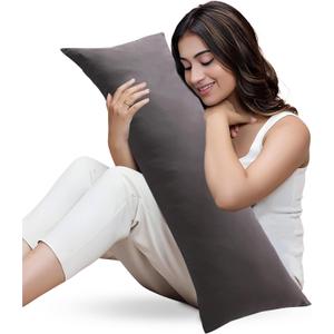 KALTEK 6.5LB Weighted Support Pillow (40"x10") – Compact Cooling Pillow for Relaxation & Side Sleepers | Small Weighted Pillow with Washable Tencel Cover