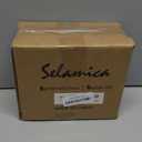 Selamica Small Dinner Plates, Oval Dessert Plates Ceramic, 6 Inch Small Plates for Appetizer, Cake, Snacks, Microwave Dishwasher Safe, Set of 6, Assorted Colors