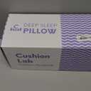 C CUSHION LAB Deep Sleep Pillow, Patented Ergonomic Contour Design for Side & Back Sleepers, Orthopedic Cervical Shape Gently Cradles Head & Provides Neck Support & Shoulder Pain Relief - Calm Grey