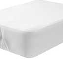Fitted Sheet for Queen Air Mattress, with 18-24 Inch Extra Deep Pocket, Soft Breathable Bed Sheet Bottom Mattress Cover for Inflatable Air Bed, White
