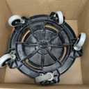 Amazon Basics - Dolly to Fit 32, 44 & 55 Gallon Round Containers, Twist On/Off, 2-Pack, 18.25", Black