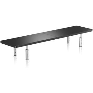 suptek Dual Monitor Stand Riser,Large Monitor Laptop Stand Riser 3 Adjustable Heights Computer Stand for Laptop, Printer, Notebook(MST016L)