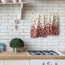 Pink Red Love Heart Hand Towels Pack of 2 Happy Valentine's Day Fingertip Towels Sweet Romantic Love Holiday Bathroom Towels Soft Fast Drying Face Towel for Kitchen Spa Gym 28.3x14.4 Inch