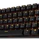RK ROYAL KLUDGE RK61 Wireless 60% Triple Mode BT5.0/2.4G/USBC Mechanical Keyboard, 61 Keys Wireless Mechanical Keyboard, Compact Gaming Keyboard with Software (Hot Swappable Blue Switch, Black)