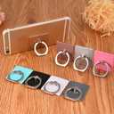 Phone Ring Holder Stand, Cell Phone Grip Mount, 360 Degree Rotation (Golden)