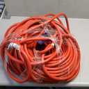 20 amp T Blade Extension Cord 10/3 Triple Outlet NEMA 5-20 amp Extension Cord 125 Volts 2500 Watts T-Blade Plug All Copper Wire 10 Gauge Extension Cords 50 ft 20 amp Extension Cords 200 ft