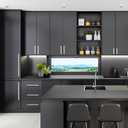 10 Pack 6.3 Inch(160mm) Cabinet Pull Brushed Satin Nickel Kitchen Cabinets Handles Brushed Nickel Cabinet Hardware for Cupboard Square Kitchen Pulls for Cabinets Drawer Handles