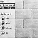VViViD 11 Sheets Peel and Stick Faux Brushed Steel Wall Tiles, Self Adhesive Backsplash 12x12, 2mm Thick Kitchen, Bathroom (11 sq. ft.)