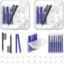 Hearing Amplifier Accessories Kit, Compatible with Audien Hearing Amplifier Cleaning Tools, Includes 6 Sizes Silicone Dome, Cleaning Brush and Screwdriver, Wax Guards, Carrying Case(16 Pcs)