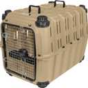 Mammoth Guardian Dog Kennel 36" Heavy Duty Travel & Outdoor Crate for Puppies, Small, Medium & Large Dogs, Secure 3 Bolt Lock, Adventure Ready for Hunting, Camping & Offroad Desert Sand Tan