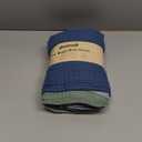 Baby Burp Cloth 100% Cotton Newborn Cotton Muslin Burp Cloth 10x20 inches (Blue & Green 5 Pieces)
