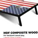 Cornhole Board Set MDF Wood - Choose 3x2' or 4x2' Size | Portable, Includes 8 Cornhole Bags, for Backyard, Camping, and Outdoor Tailgating