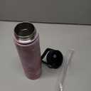 Konokyo Insulated Water Bottle 24oz Stainless Steel Sport Bottles with 3 Lids,Marble Blossom