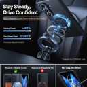 TORRAS 360 Spin Magnetic Stand for Galaxy Z Fold 7 Case with S Pen Holder, [MIL-Grade Hinge Protection] [Fit for Magsafe] [360 Kickstand & Ring Holder], Armor Slim for Samsung Galaxy Z Fold 7, Black