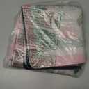 CYAOOI Chinoiserie Mahjong Mat for Table, 31.5" x 31.5" Pink Anti Slip and Noise Reduction Multi Purpose Pretty Gaming Mat for Poker, Card, Dominoes, Board & Tile Games, Mahjong Gift with Carrying Bag