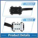 Power Seat Switch No.68157564AA Car Adjust Recline Recliner Switch for Ram 1500 2500 3500 Black