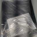 Metal Aluminum Mouse Pad, Office and Gaming Thin Hard Mouse Mat Double Sided Waterproof Fast and Accurate Control Mousepad for Laptop, Computer and PC,9.45 X 7.87 Inch,Black