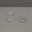 Juvale Plastic Jars with Lids - 12 Oz, Clear, 8-Pack - Slime Containers with Lids & Craft Jars for Kids DIY