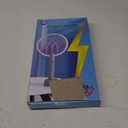 Electric Fly Swatter Racket, Mosiller 2 in 1 Smart Bug Zapper & Power Take Off Generators with USB Rechargeable Base, Powerful Mosquitoes Trap Lamp & Fly Killer for Home, Bedroom (Light Grey, Pack of 1)