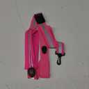 LED Reflective Belt Sash - 5 Lights Colors & 3 Light Modes High Visibility Night Safety Belt, Rechargeable Light Up Running Gear Adjustable Vest Straps for Runners Walkers Men Women (Pink)