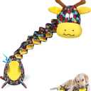 Tough Indestructible Dog Toys for Aggressive Chewers, Durable Dog Chew Toys for Large Breeds With Cotton Material & Crinkle Paper, Aggressive Chew Toys for Dogs (Printed)