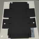 12 Sets Mini Shoe Gifts Boxes for Party Favors 6.1 x 3.9 x 2.5 Inches Sports Mini Sneaker Box with Editable Label for Candies Cookies Snacks(Black,6.1 x 3.9 x 2.5 Inches)