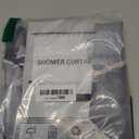 Baocicco Gray and Gold Marble Shower Curtain Modern Luxury Abstract Shower Curtains Decorative for Bathroom Bathtubs Waterproof Fabric Shower Curtain with Hooks 36x72 Inches (Grey)