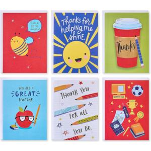 American Greetings Teacher Thank You Cards with Envelopes, Teacher Appreciation (48-Count)