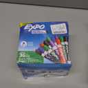 EXPO Dry Erase Markers, Low Odor Ink, Assorted Colors, Chisel Tip, 36 Count