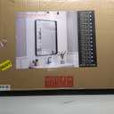 Bathroom Mirrors for Over Sink,2Pcs 24x36Inch Vanity Mirrors for Wall,Black Metal Frame Rectangle Mirrors for Bathroom,Farmhouse,Restroom,Hangs Horizontally or Vertically